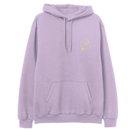 NEW Harry Styles Love On Tour Harry’s House Merch Tracklist Purple Hoodie Size L - Picture 1 of 9